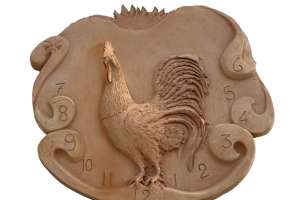 Rooster sundial